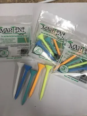 3 Packs Of Martini 3-1/4  Golf Tees. • $17.97