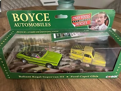 £65 • Buy Only Fools AnBoyce Automobiles Corgi Reliant Regal Supervan And Ford Capri Ghia