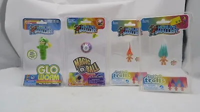 Mattel Games World's Smallest Toys 2 Trolls Magic 8 Ball Glo Worm LOT OF 4 NEW • $29.99