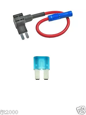 Micro 2 Blade  ATR FUSE PLUG Add A Circuit Fuse Block Extension + 15A Fuse • $6.99