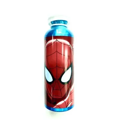 Spiderman Aluminium Drinks Bottle Blue / Red White Top 500ml • $17.71