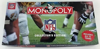 NFL Collector's Edition Monopoly [~Missing 1 Blue House Piece~] • $29.71