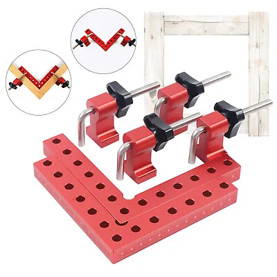 Pair Woodworking 90 Degree Positioning Square Right Angle Clamps Carpenter Tools • $40.10