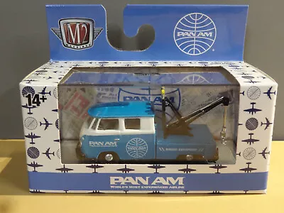 M2 Machines - Auto Thentics - Blue - Pan Am - 1960 Volkswagen Double Cab Truck • $7.95