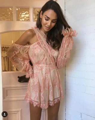 $120 • Buy Bnwt Alice Mccall Nude That's A Wrap Playsuit - Size 8 Au/4 Us (rrp $360)