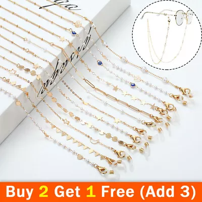 $3.29 • Buy Eye Glasses Chain Holder Spectacles Eyewear Rope Sunglasses Neck Cord Lanyard