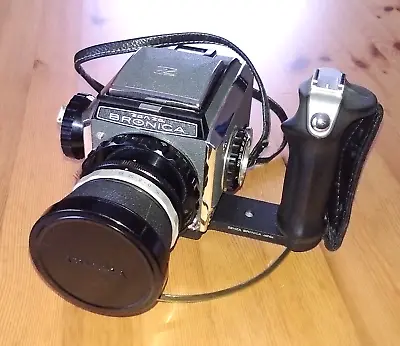 Zenza Bronica C2 Medium Format SLR + 50mm F/3.5 Lens + Grip + Waist Level Finder • £380