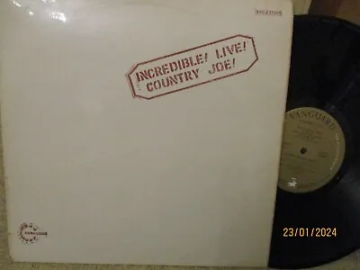 COUNTRY JOE McDONALD  Incredible! Live!  UK Vinyl LP  Vanguard Records VSD 79316 • £5