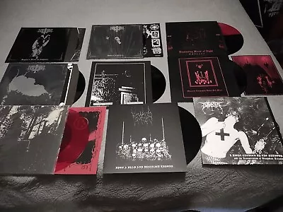 Black Metal Lp Lot...Orgy Of Carrion..Beastcraft... Satanic Warmaster • $150