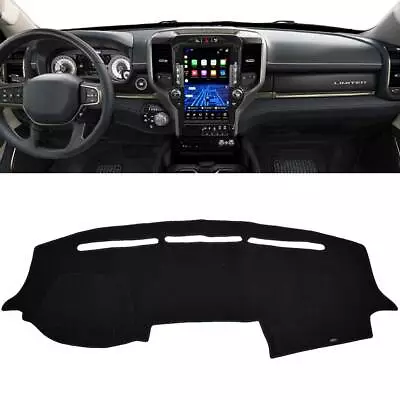 $23.99 • Buy Fits Dodge Ram 1500 2019 2020 Dash Cover Mat / Black Dashboard Cover Dash Mat US