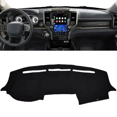 Fits Dodge Ram 1500 2019 2020 Dash Cover Mat / Black Dashboard Cover Dash Mat • $22.79