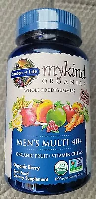 Garden Of Life Mykind Organics Men's 40+ Multi Berry 120 Gummies Exp 2/25  • $28.88