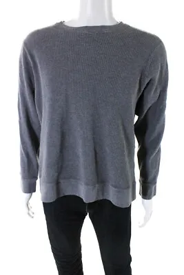 $29.01 • Buy Everlane Mens Long Sleeve Thermal Knit Shirt Gray Size XXL