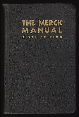 Merck Manual Of Therapeutics And Materia Medica Source Of Ready 1934 • $50