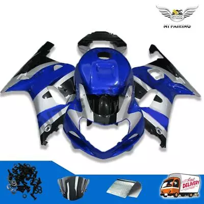 DS Blue Sliver ABS Injection Fairing Fit For  2001-2003 GSXR 600/750 N041 • $419.99