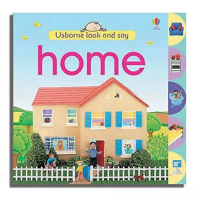 Brooks Felicity : Home (Usborne Look And Say) (Look & Say) Fast And FREE P & P • £2.38