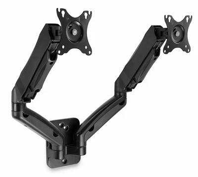 $50 • Buy Mount-It! MI-766 Dual Monitor Wall Mount Arms - Black Fits Most 17 -32  Monitors