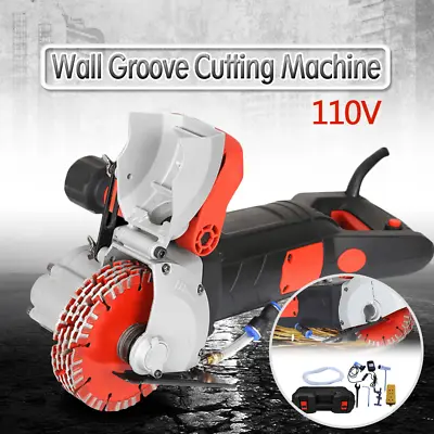 2700W Wall Groove Cutting Machine Electric Wall Chaser Slotting For Granite 110V • $132