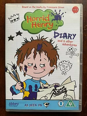 Horrid Henry Diary And 5 Other Adventures DVD Animated British Kids TV Series • £5.60