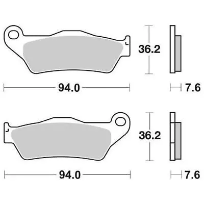 Pair Brake Pads 671ls 671 Ls For Ducati 1260 Multistrada S 2018-2020 • £37.56