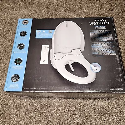 TOTO T1SW2024 White Automated Washlet Bidet Toilet Seat Elongated. New Open Box. • $100