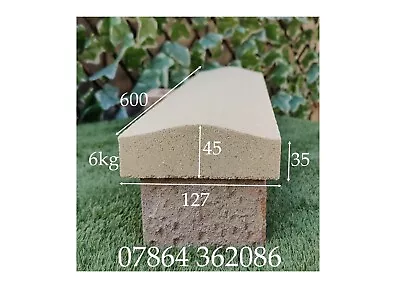 Cast Stone Coping / Wall Capping (5  Wide) • £6