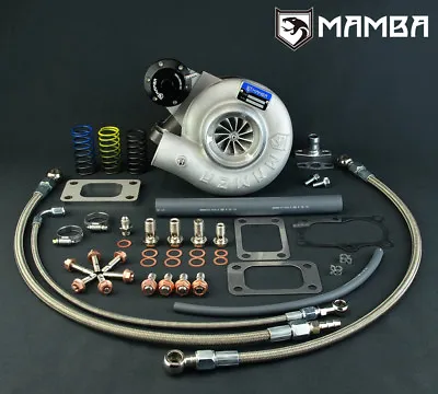 MAMBA GTX Turbo For Nissan RB20DET RB25DET 3  5200 GTX2871R 76T /.73 Bolt-On Hsg • $1604.82