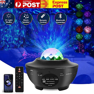 $29.90 • Buy LED Night Star Galaxy Projector Light Lamp Rotating Starry Baby Room Kids Gift