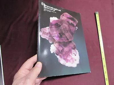 The MINERALOGICAL RECORD Magazine Lot Of 3 Issues  2001  VG+ Cond. Gemology • $9