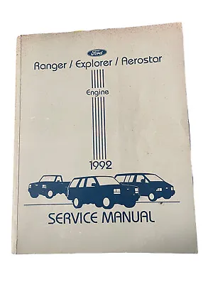 1992 Ford Ranger Explorer Aerostar Service Shop Repair Workshop Manual OEM • $49.95