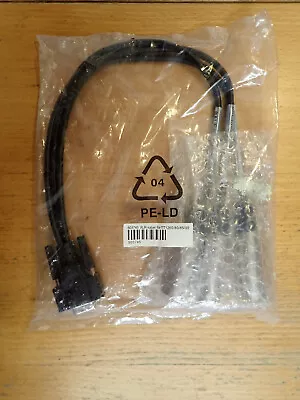 Tandberg TT1260 / 1280 / 1285/ 1290 Audio Breakout Cable Set. 9 Pin D To XLR • £30