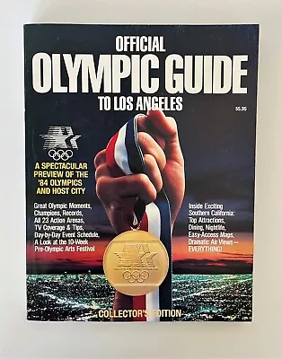 Official Olympic Guide To Los Angeles Collector's Edition (1984) • $2.95