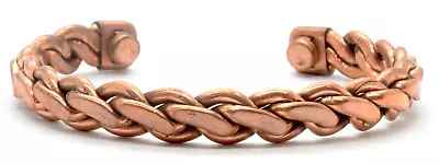 Copper Magnetic Bracelet With A Rope Design • £8.99