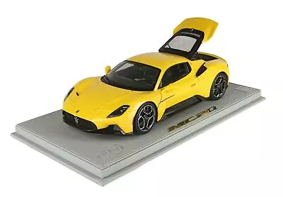 1:18 BBR Maserati Mc20 Giallo Genio Metallizato Whit Showcase HE180051DDIE MMC • $488.93