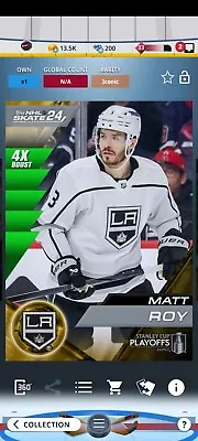 Topps Skate 24 - Matt Roy Playoff Base Iconic DIGITAL • $2.49