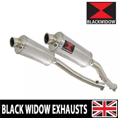 ZZR 1400 ZX14 Ninja 2008-2011 4-2 Exhaust Silencers End Cans 300SS • £269.99