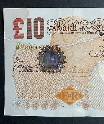 £10 Victoria Cleland Uncirculated ME30 Prefix Last Run • £30