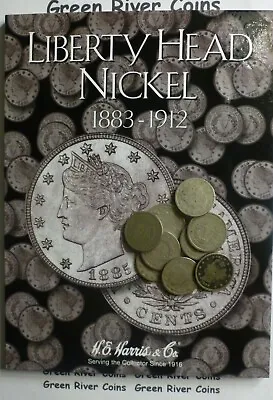 Liberty Head V Nickel Starter Collection#M28-LN10 New Harris Folder With Coins • $29.99