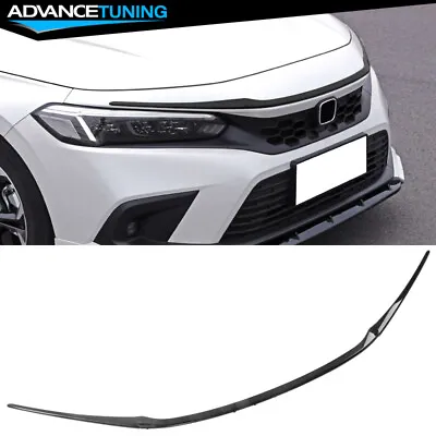 Fits 22-24 Civic Sedan Hatchback MD Front Bumper Grille Cover Trim Gloss Black • $49.99