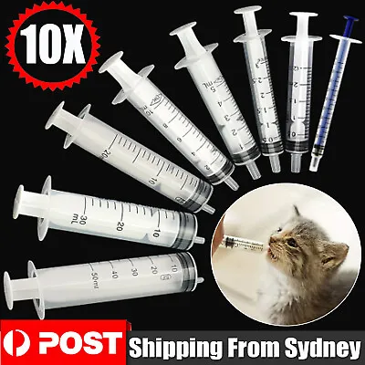 2/10PCS Disposable Syringes Slip Tip 1/5/10/20/60/100ml Hydroponics Nutrient AU • $8.89