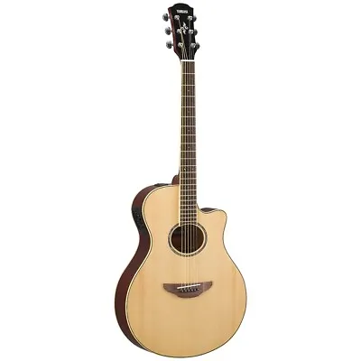 Yamaha APX600 Thinline Acoustic-Electric Guitar Rosewood Fingerboard Natural • $288.99
