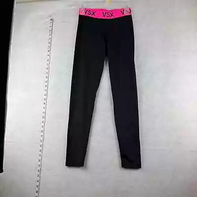 Victorias Secret Sport Women's Small Leggings Hot Pink Black Active Yoga Running • $10