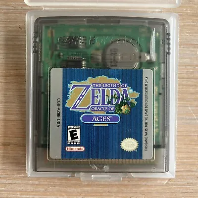 The Legend Of Zelda Oracle Of Ages Nintendo Gameboy Color PAL Cart Only W/ Case • £39.99
