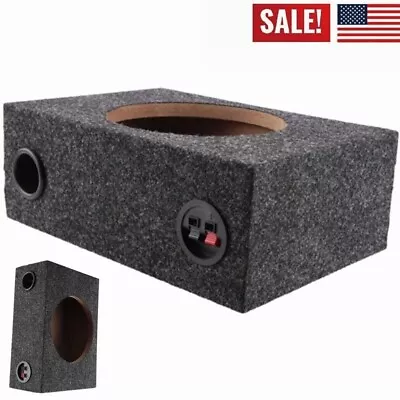 Car Audio Single 8  SPL Bass Subwoofer Labyrinth Vent Sub Box Stereo Enclosure X • $42.74