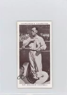 1939 Churchman's Kings Of Speed Tobacco Sir Malcolm Campbell Malcom #36 • $5.08