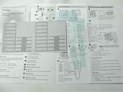 Nortel Norstar Lit Pack For T7316e Phone Desi Kit User Guide • $7.47