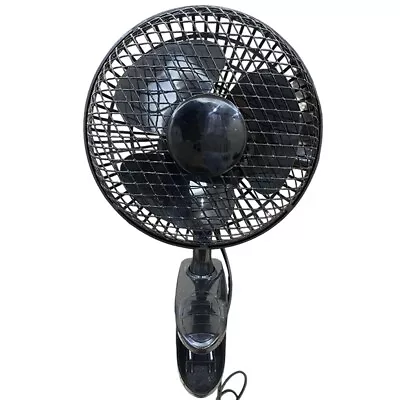£11.19 • Buy 1 X 6 Inch 150mm Clip On Office Desk 2 Speed Fan Grow Room Tent Hydroponics