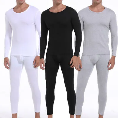 Casual Long Johns For Men Fleece Thermal Set Ultra Soft Thermal Underwear • $15.99