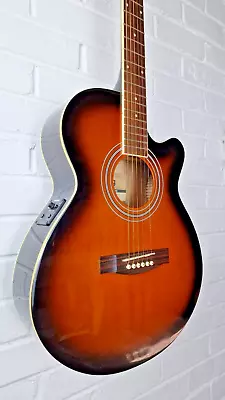 Stagg Sa40mjcfi-bs Electro Acoustic Red Guitar • £149.99