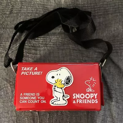 Vintage Snoopy PEANUTS Instant Camera & Cover Set FUJIFILM # 6112 • $73